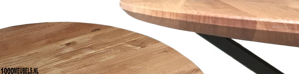 (ronde) Eiken tafels