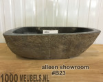 Riviersteen wasbak 40...50cm x 30...40cm x 15cm