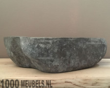 Riviersteen wasbak 40...50cm x 30...40cm x 15cm