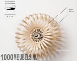Houten wandlamp model Meta - Ø50 Houten wandlamp model Meta - Ø50